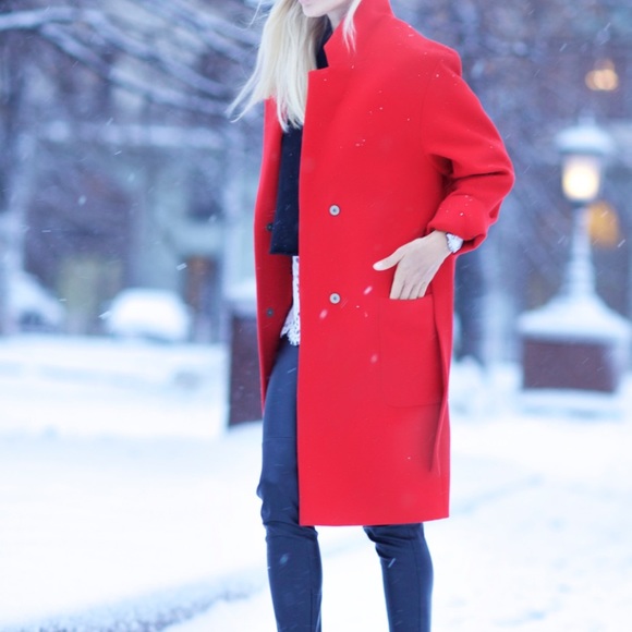 Designer Wool-Blend Coat - Picture 6 of 11